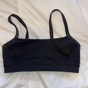Black Lululemon sports bra sz8